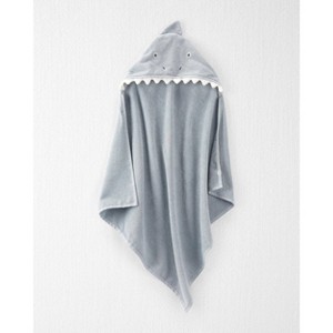 Little Planet by carter's Bath Towel - Blue Shark - 1 of 3