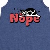 Girls' - Instant Message - Nope Sleeping Cow Graphic Sleeveless Aline Dress - 2 of 4