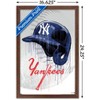 Trends International MLB New York Yankees - Drip Helmet 20 Framed Wall Poster Prints - 3 of 4