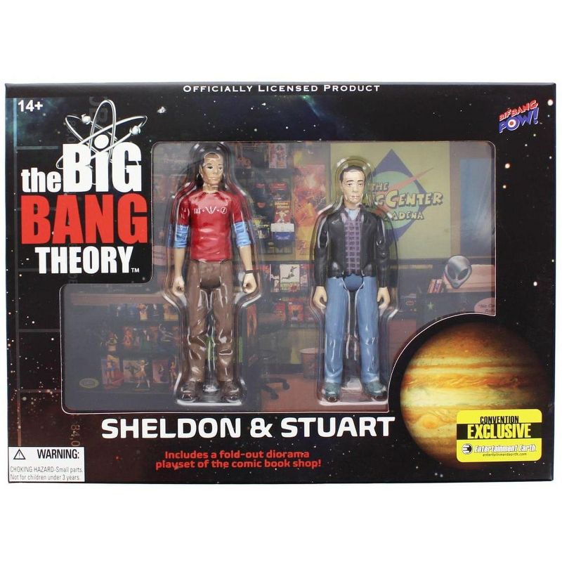 Bif Bang Pow The Big Bang Theory Sheldon & Stuart (Con Exclusive) 3 3/4" Action Figures, 3 of 5