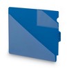 Smead End Tab Poly Out Guides, Two-Pocket Style, 1/3-Cut End Tab, Out, 8.5 x 11, Blue, 50/Box - 2 of 2