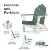 Aoodor HDPE Outdoor All-Weather Folding Adirondack Chair for Patio, Garden, Backyard, Deck Lawn Fire Pit 31.5'' (L) x 28.74'' (W) x 37'' (H) - 3 of 4