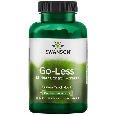 Swanson Herbal Supplements Go-Less Bladder Control Formula - Maximum Strength Softgel 90ct.
