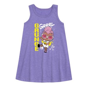 - LOL Surprise! - Grunge Grrrl Graphic Sleeveless Aline Dress - 1 of 3