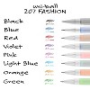 uni-ball uniball 207 Fashion Retractable Gel Pens Medium Point 0.7mm Assorted Ink 8/Pack (1739929) - 4 of 4