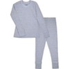 Studio 3 Kids' Thermal Long John Set for Girls - 4 Piece Underwear Long-Sleeve Shirt and Bottom - Cold Weather Base Layer Set - 3 of 4