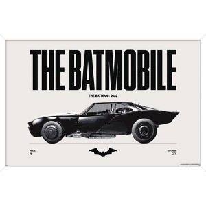 Trends International DC Comics Batman: 85th Anniversary - The Batmobile 2022 Framed Wall Poster Prints - 1 of 4