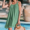 Women's Loose Scoop Neck Mini Cover-Up Dress - Cupshe - 3 of 4