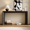 NicBex Modern Minimalist Console Table with 2 Concealed Drawers,Rustic Wood Grain Entryway Table Foyer Tables for Entryway,Hallway,Living Room - 3 of 4
