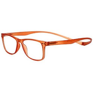 Magz Astoria Magnetic Front Connecting Polarized Sun OR Bi-Focal Sunglasses in Orange - 1 of 4