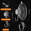 Unique Bargains Waterproof Reusable Load 2.2 Lbs Suction Cup Hooks and Hangers - 2 of 4