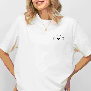 Simply Sage Market Happy Mama Heart Mini Short Sleeve Tee - 1 of 4