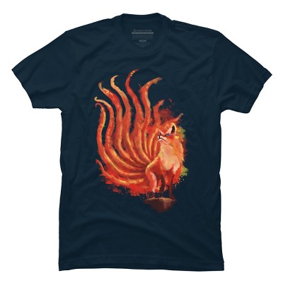 Men's Design By Humans nine tailed fox By diablojozu T-Shirt