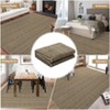 Washable Super Soft Boho Stripe Rug Contemporary Large Living Room Rugs Non Slip Non Shedding Indoor Home Rugs - 3 of 4