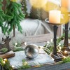 TopComfy Decorative Object Wood Christmas Ball Ornaments Set of 4 for Holiday Party Decorations, Brown, 4"*4"*4" - 2 of 4