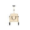 Portable Folding Beach Wagon with Heavy Duty Wheels, Large Capacity Utility Cart for Camping, Grocery, Sports, Garden, Outdoor Use-The Pop Home - 3 of 4