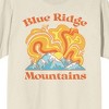 Adventure Society Blue Ridge Mountains Men's Natural T-Shirt - 2 of 3