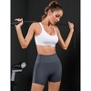 Women Athletic Shorts High Waisted Tummy Control Ruched Workout Shorts for Yoga Cycling - 4 of 4