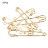 Unique Bargains Metal Decorative DIY Women's Clothing Dress Large Sewing Brooch Pins 5 Pcs - 3 of 4