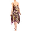 LA LEELA Women's Beachwear Summer Swim Beach Cover Ups for Swimwear Women Swimsuit Coverups for Women Strappy A Line Dress 1X Yellow, Paisley - 4 of 4