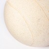 4" Decorative Stone Wood Ball Natural - Threshold™ designed with Studio McGee - image 3 of 4