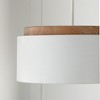 Capital Lighting Liam 1 - Light Pendant in  Light Wood/White - 3 of 4