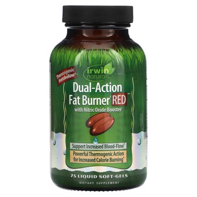 Irwin Naturals Dual-Action Fat Burner Red, 75 Softgels