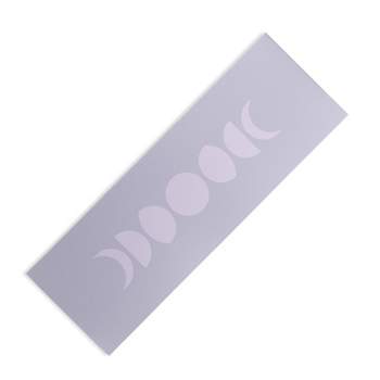 Colour Poems Minimal Moon Phases Lilac (6mm) 70" x 24" Yoga Mat - Society6