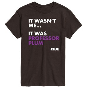 Men's - Clue - It Wasnt Me It Was Professor Plum Short Sleeve Graphic T-Shirt - 1 of 3