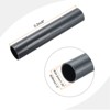 Unique Bargains Water Plumb DIY Crafts High Impact Rigid Round Pipes 8" Length ID 1.35" OD 1.5" Dark Grey - 2 of 4