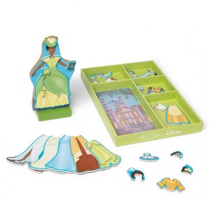 Melissa & Doug Disney Wooden Magnetic Dress Up Tiana - 1 of 4