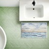 Stupell Industries Tranquil Watercolor Waves Printed Plush Bath Mat And Bath Rug, Design By Audrey Jeanne Roberts, 18"X30" - 4 of 4