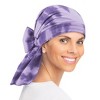 Collections Etc Tie Dye Slip On Cotton Head Wrap Scarf - 2 of 4