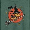 Women's - Peanuts - Woodstock Witch Lightweight French Terry Wide Neck Long Sleeve Graphic Shirt - 2 of 4