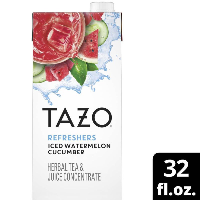 Tazo Refreshers Iced Watermelon Cucumber Iced Tea Concentrate - 32 fl oz, 6 of 9