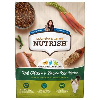 Rachael Ray Nutrish Real Chicken & Brown Rice Recipe Adult Premium Dry Cat Food - 6lbs