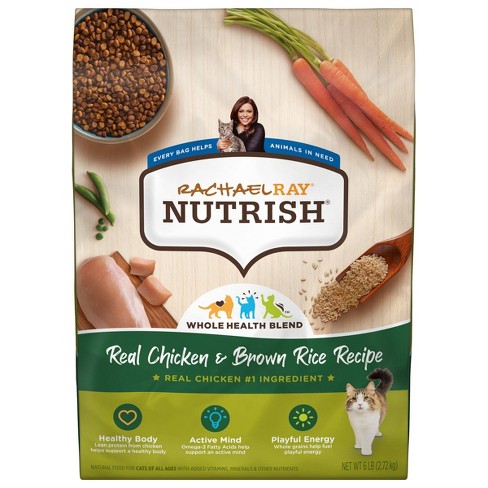 Rachael Ray Nutrish Real Chicken & Brown Rice Recipe Adult Premium Dry Cat Food - image 1 of 4