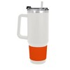 NHL Philadelphia Flyers White Colossus Travel Mug with Team Color Silicon Gripe - 40oz - 2 of 4