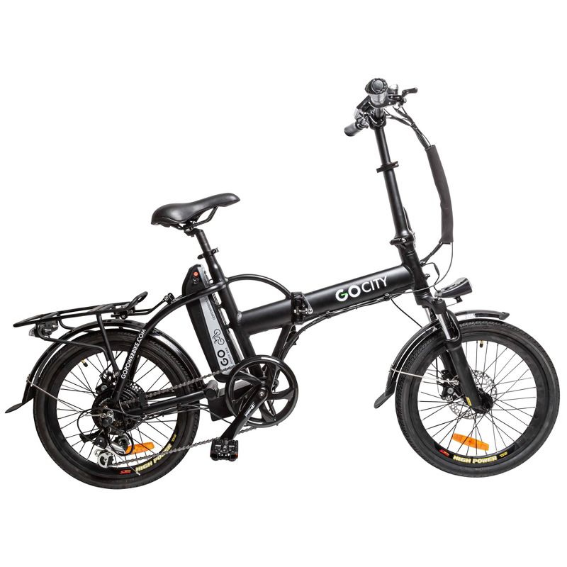 Go Power Bike 20&#34; Go City Foldable Step Over Electric Bike - Black, 5 of 12