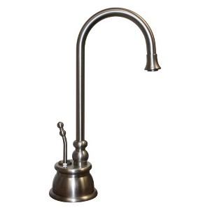 ALFI Point of Use Instant Hot Water Faucet with Gooseneck Spout and Self Closing Handle - 1 of 2
