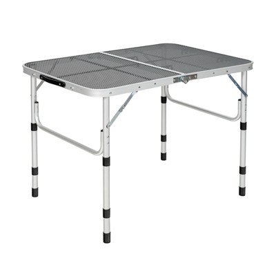 Tangkula Folding Camping Table Lightweight Portable Aluminum Metal ...