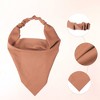 Unique Bargains Girl's Non Slip Triangle Hair Scarf Multicolour 12.6"x7.87" 6 Pcs - 3 of 4