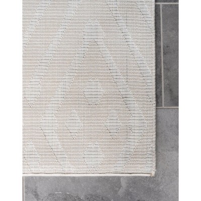 Sabrina Soto Beige 8' x 10' Geometric Flat-Woven Outdoor Rug
