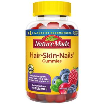 Nature Made Hair, Skin & Nails 2500 mcg Gummies - Mixed Berry - 90ct