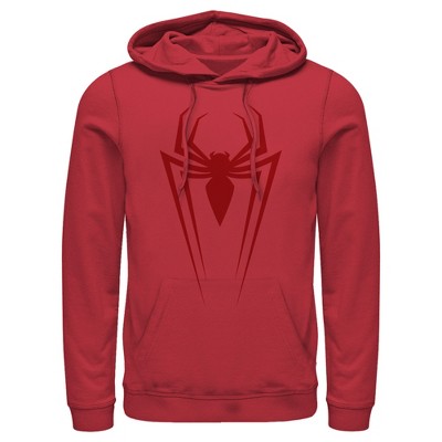 Men's Marvel Spider-Man Icon Badge Pull Over Hoodie