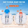 VEVOR Inflatable Bumper Balls 2-Pack, 4FT/1.2M Body Sumo Zorb Balls for Teen & Adult, 0.8mm Thick PVC Human Hamster Bubble Balls - 4 of 4
