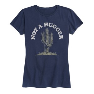 Women's - Instant Message - Not A Hugger Short Sleeve Graphic T-Shirt - 1 of 4