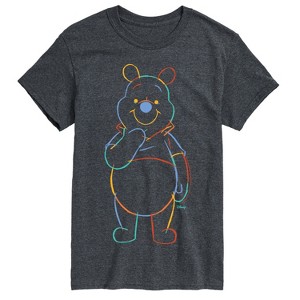 Men's - Winnie The Pooh - Colorful Sketch Short Sleeve Graphic T-Shirt - 1 of 4