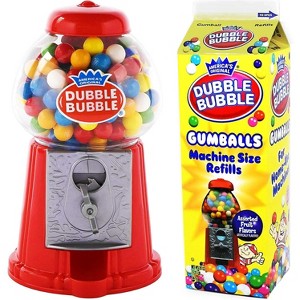 4E’s Novelty Classic Red Gumball Machine – Kid’s Toy Bank & Candy Dispenser Fun - 1 of 4