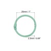 Unique Bargains Metal Anti-Rust Round Binder Rings for Key Chain Scrapbooks 10 Pcs - 2 of 4